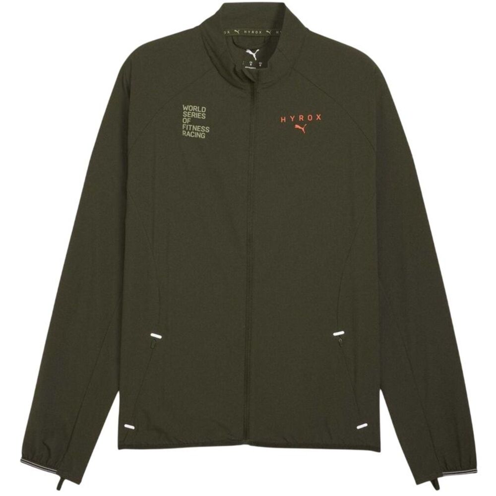 Puma Mens Hyrox Performance Lightweight Fitted Jacket / Dark Olive